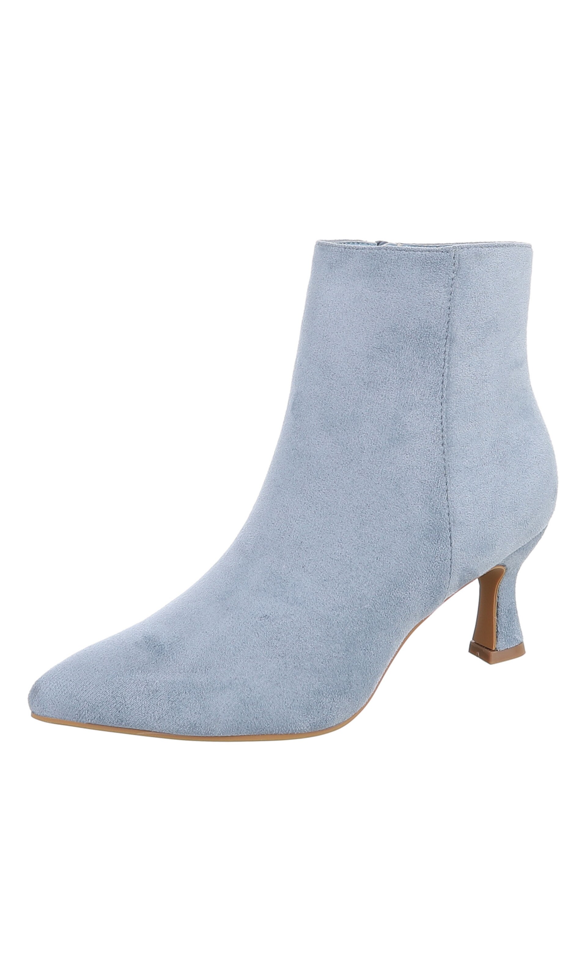 Ital-Design Stiefelette in Blau: Vorderseite
