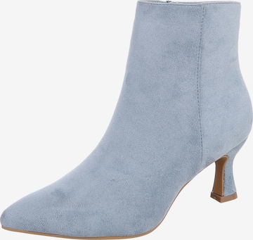 Ital-Design Stiefelette in Blau: Vorderseite
