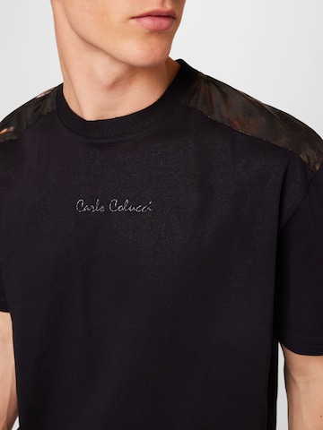 T-Shirt 'Danelon' Carlo Colucci en noir