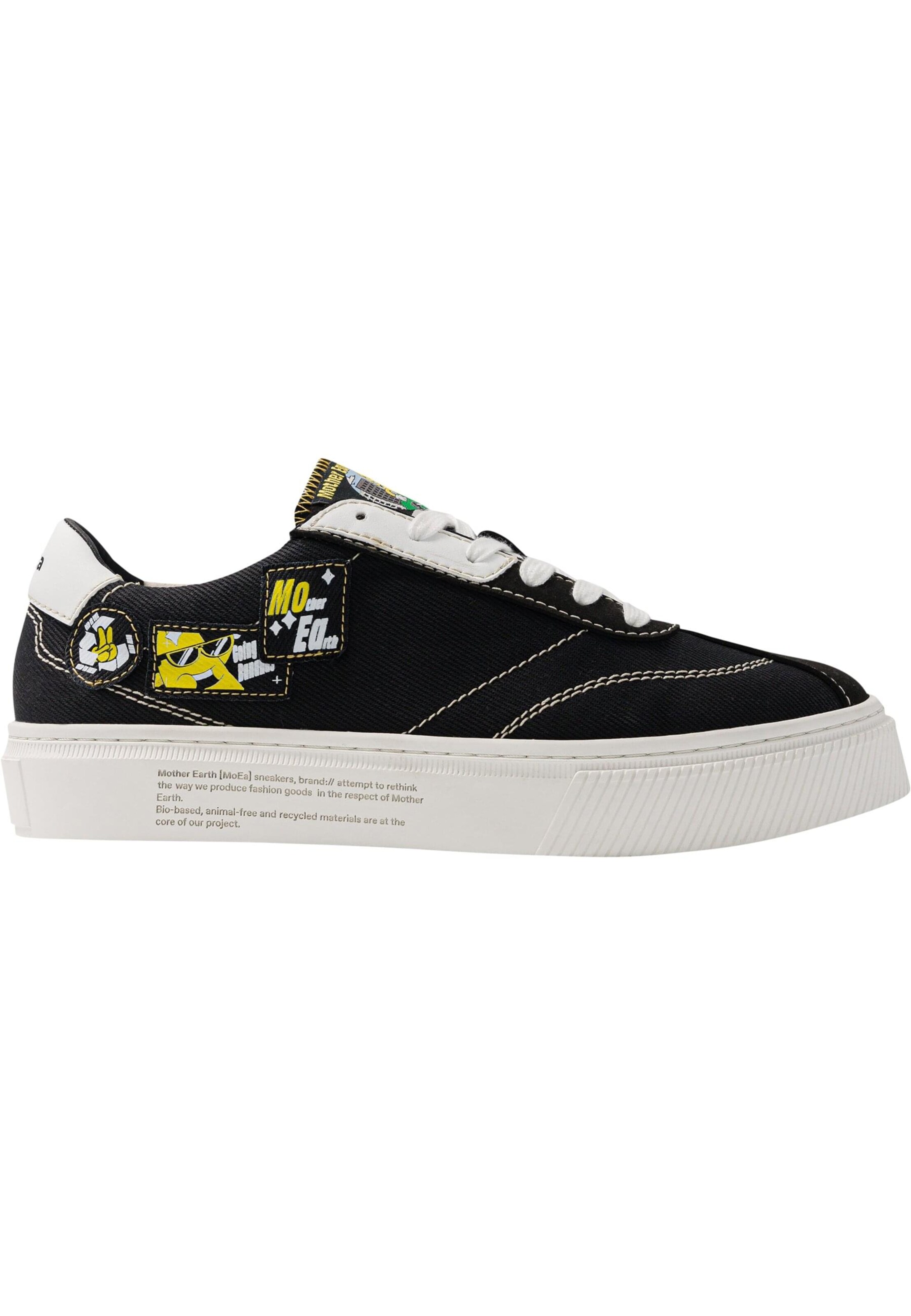 Sneaker bassa 'Gen4 - Banana' di MoEa in nero: frontale