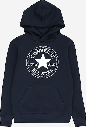 CONVERSE Sweater majica u mornarsko plava / bijela, Pregled proizvoda