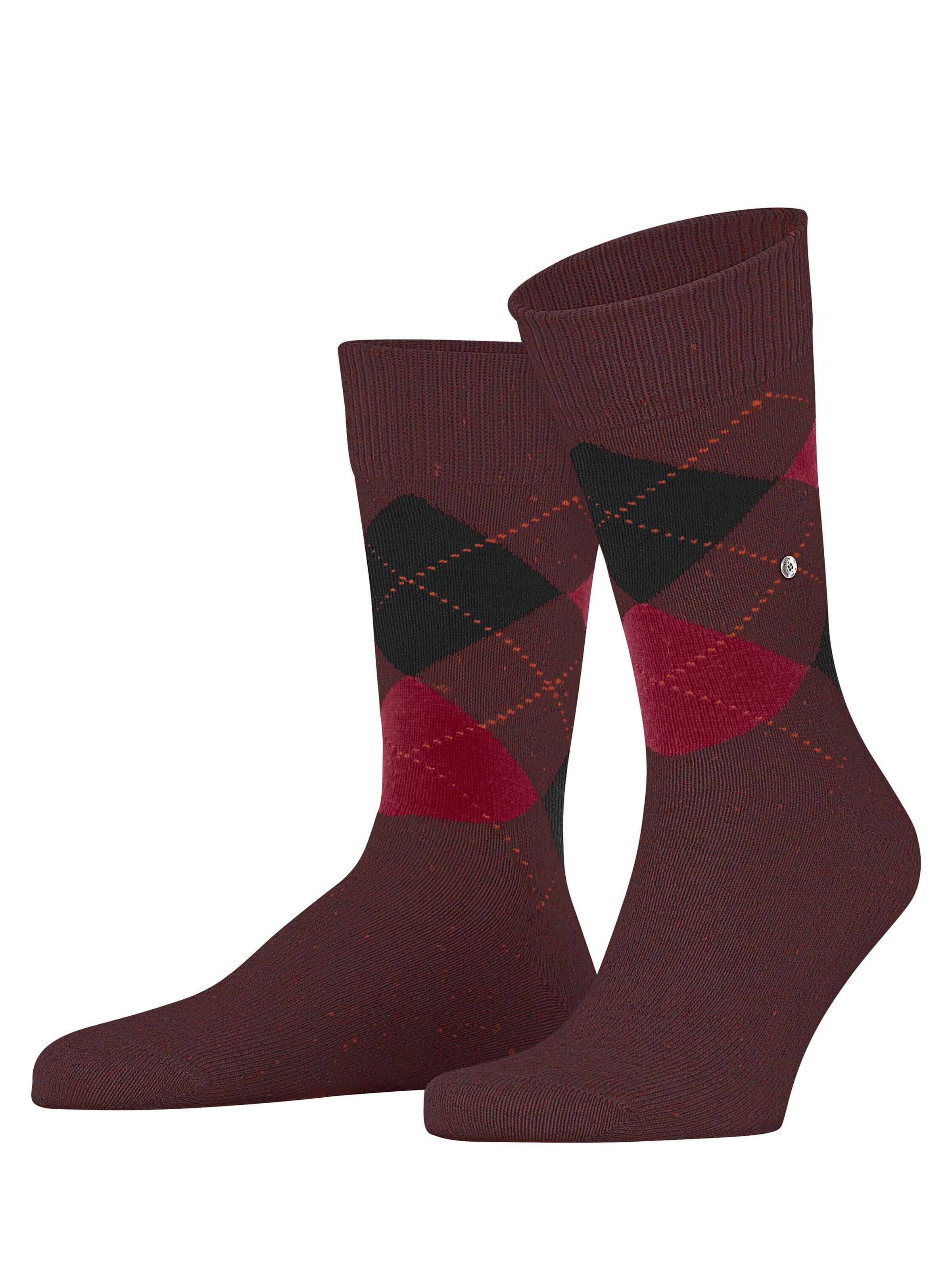 BURLINGTON Socks 'Dundee' in Red: front