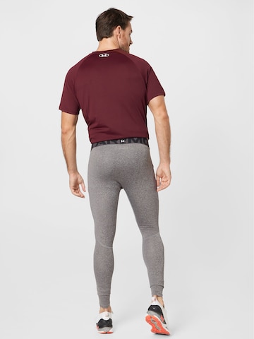 UNDER ARMOUR Skinny Sporthose in Grau