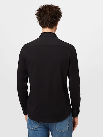Calvin Klein Slim fit Button Up Shirt in Black