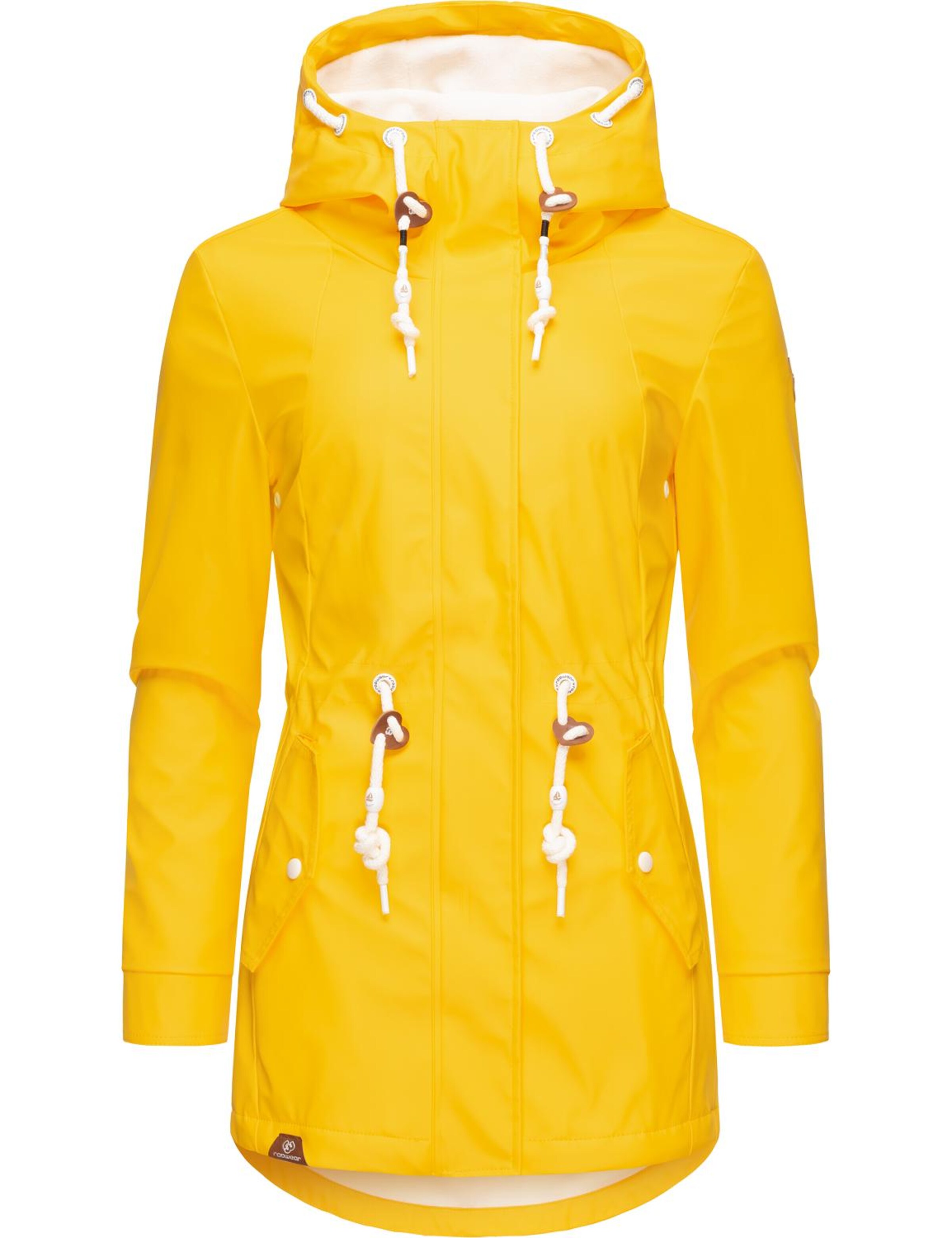 Giacca funzionale 'Monadis' di Ragwear in giallo: frontale