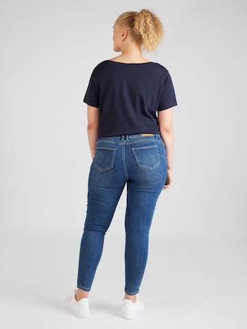 Vero Moda Curve Slimfit Jeansy 'Sela' w kolorze niebieski