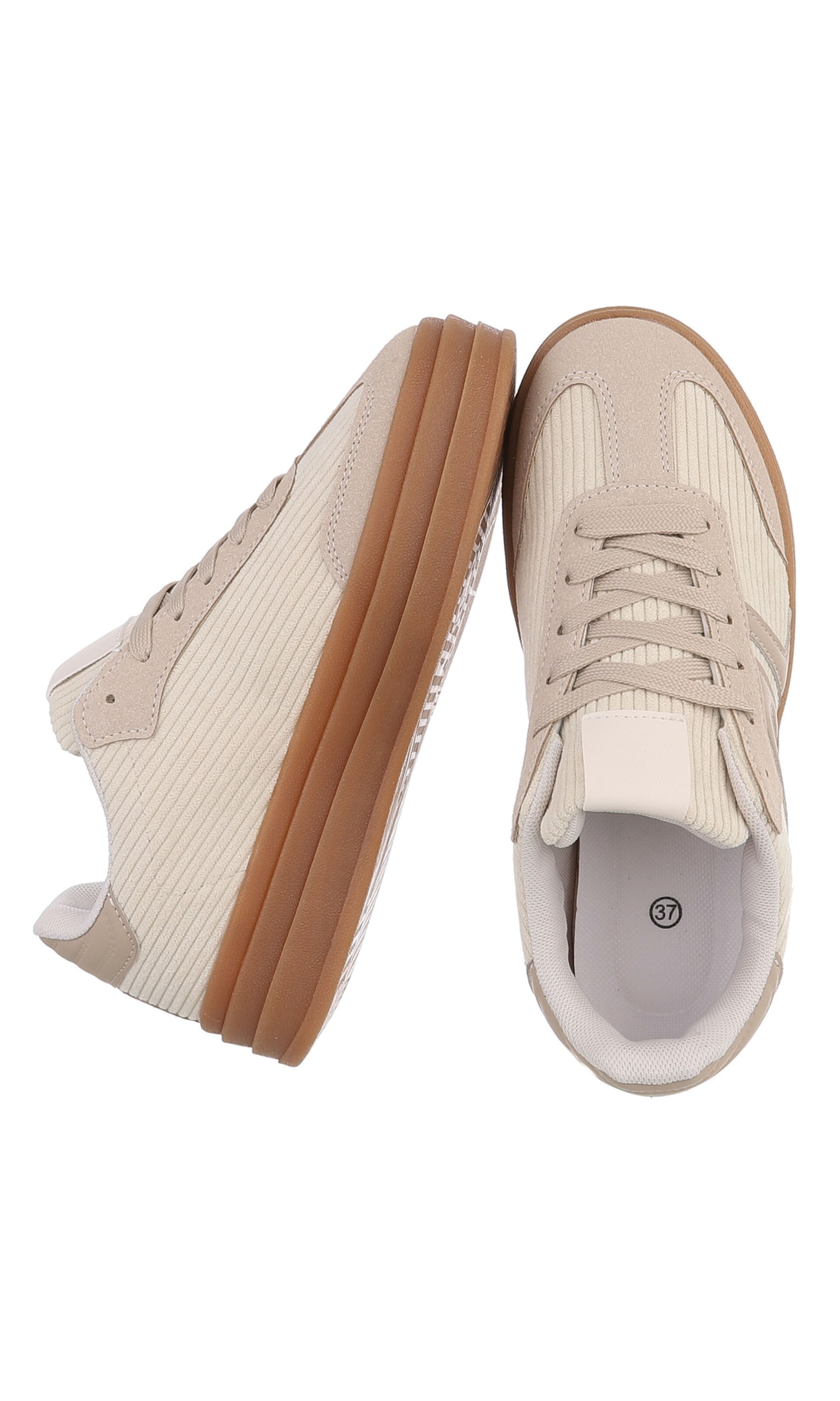 Ital-Design Sneaker in Beige