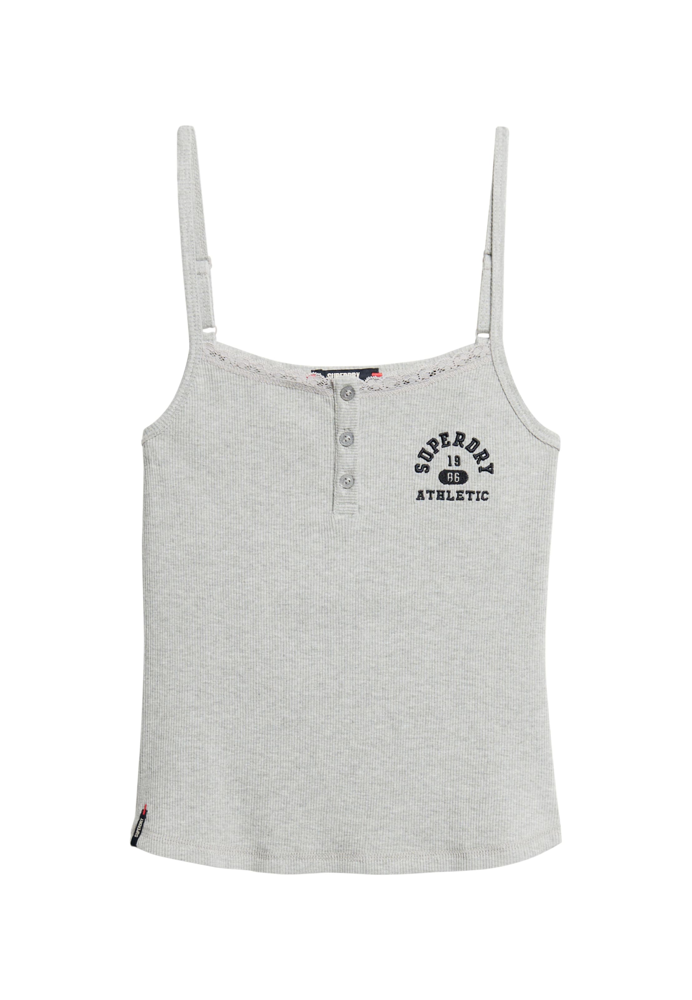 Superdry Top 'Essentials' - Sivá: predná strana