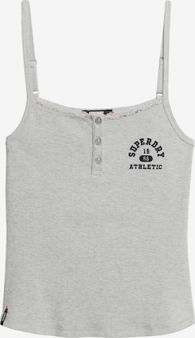 Superdry Toppi 'Essentials' värissä harmaa: etupuoli