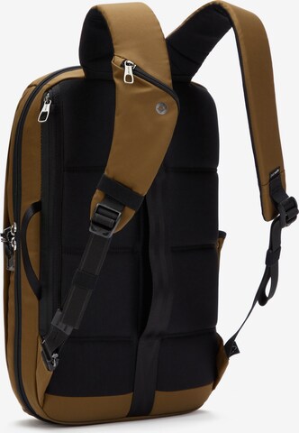 Pacsafe Rucksack 'Metrosafe X' in Braun