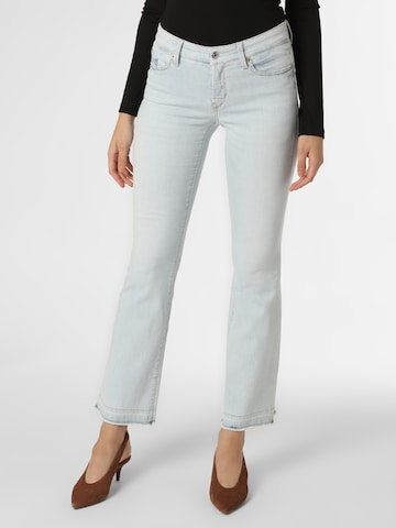 Cambio Flared Jeans 'Paris' in Blauw: voorkant