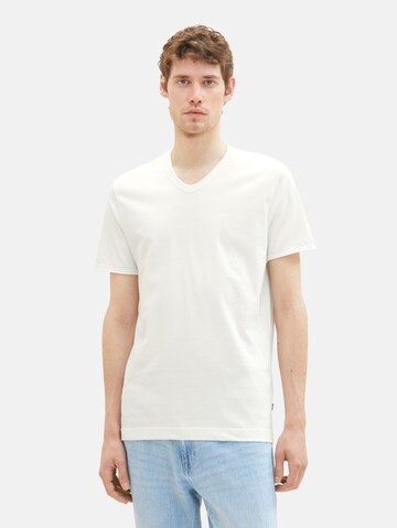 TOM TAILOR Shirt in White: front