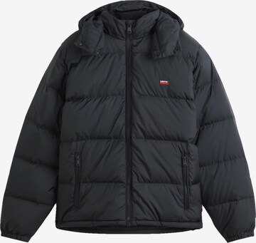 LEVI'S ® Winter jacket 'Hooded Fillmore Short Jacket' in Black