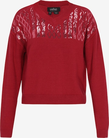 usha BLACK LABEL - Jersey en rojo: frente