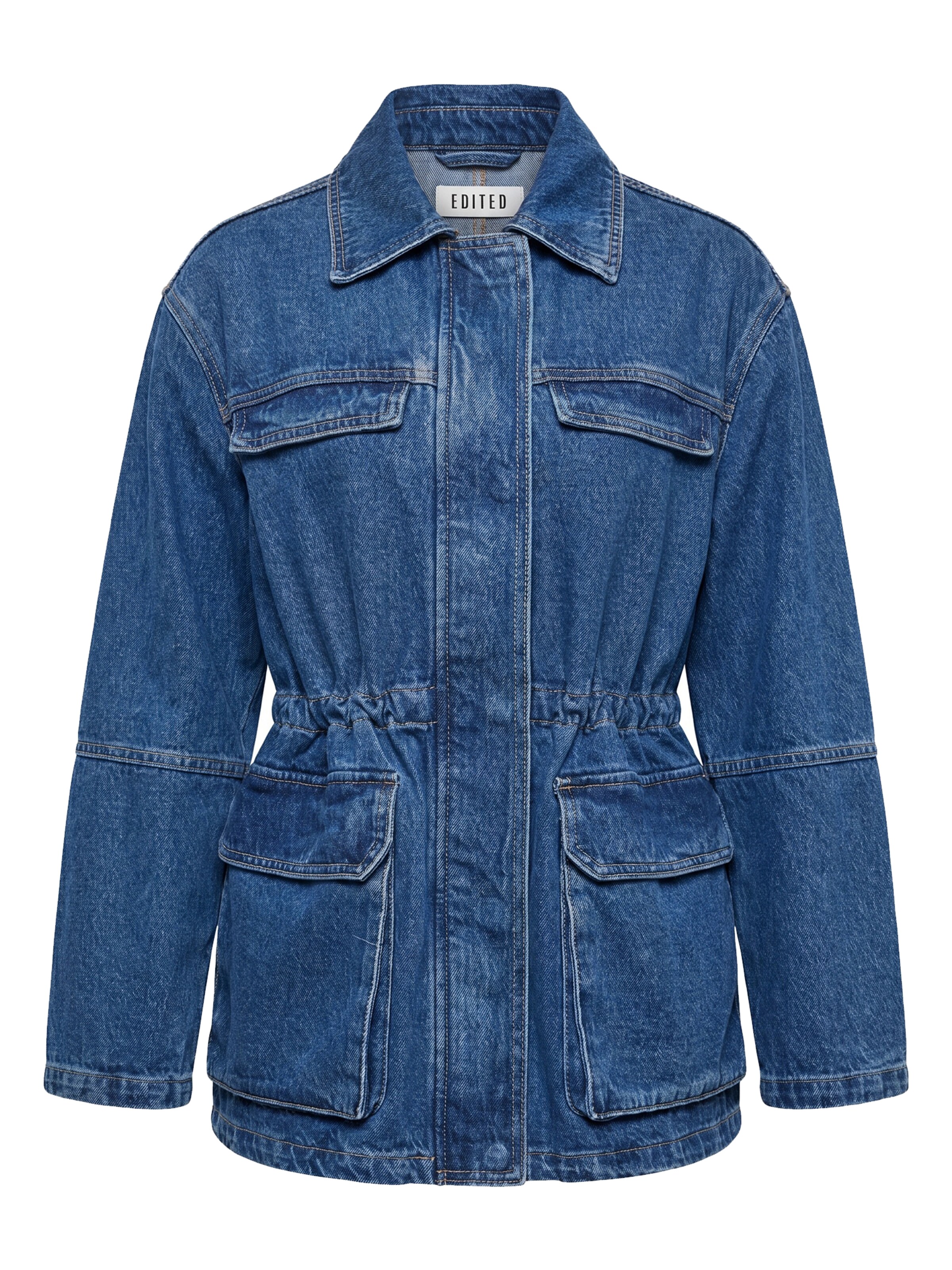 EDITED Between-Season Jacket 'Bonnie' in Blue: front