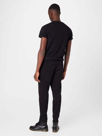 BOSS Green Slim fit Pants 'Hadiko' in Black