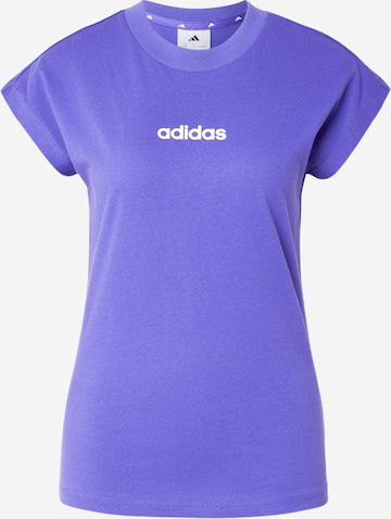 T-shirt fonctionnel 'Essentials' ADIDAS SPORTSWEAR en violet : devant