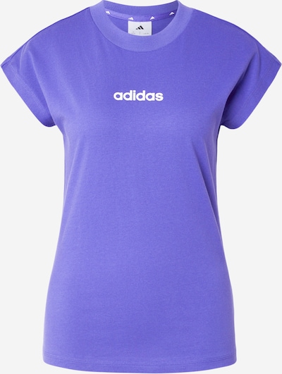 XS dydžio Sportiniai marškinėliai 'Essentials' iš ADIDAS SPORTSWEAR, spalva – violetinė-mėlyna / balta, Prekių apžvalga