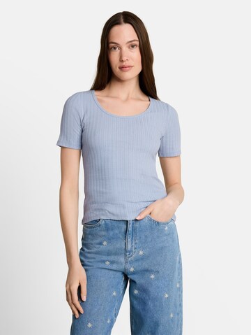 TOM TAILOR DENIM Shirt in Blue: front