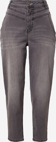 TAIFUN Tapered Jeans in Grey: front