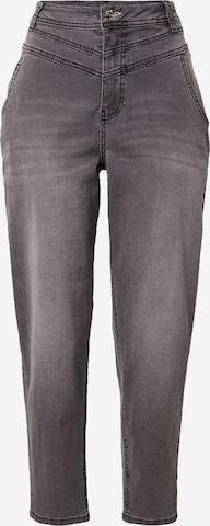 TAIFUN Tapered Jeans i grå: forside