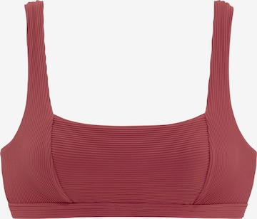 SUNSEEKER T-shirt Bikinitop in Rood: voorkant
