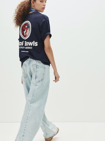 Pull&Bear T-Shirt in Blau: Vorderseite