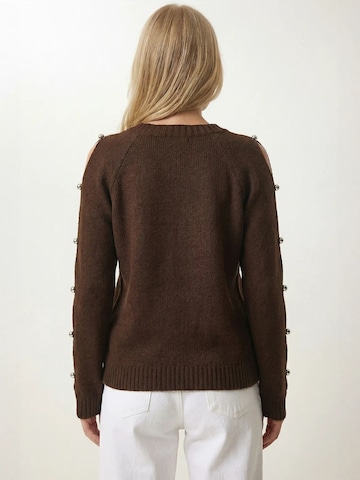 Happiness İstanbul Pullover in Braun