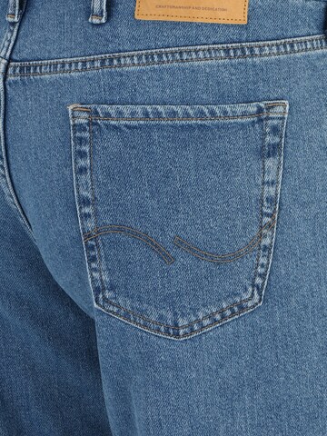 Loosefit Jeans 'Chris' de la Jack & Jones Plus pe albastru