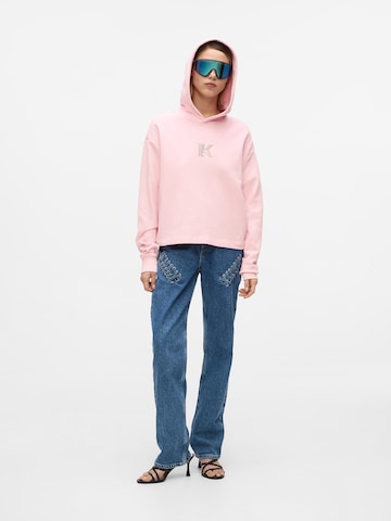 Sweat-shirt KARL LAGERFELD JEANS en rose