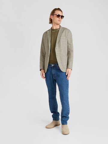 SELECTED HOMME - Ajuste estrecho Chaqueta saco 'BATH' en verde