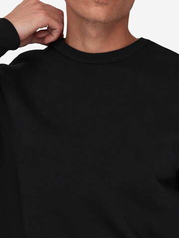 Only & Sons Sweatshirt 'Ceres' in Black