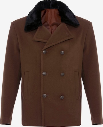Manteau mi-saison Antioch en marron : devant