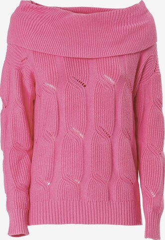 Influencer Sweater in Pink: front