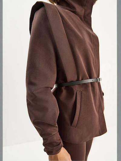 Bianco Lucci Veste mi-saison en S en marron, Vue avec produit