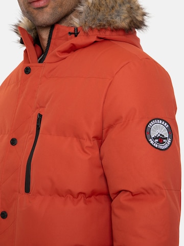 Veste d’hiver 'Arnwood' Threadbare en orange