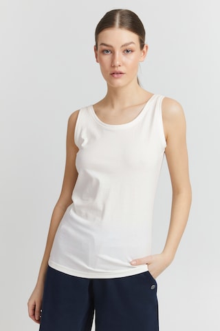 Oxmo Top 'Pina' in White: front