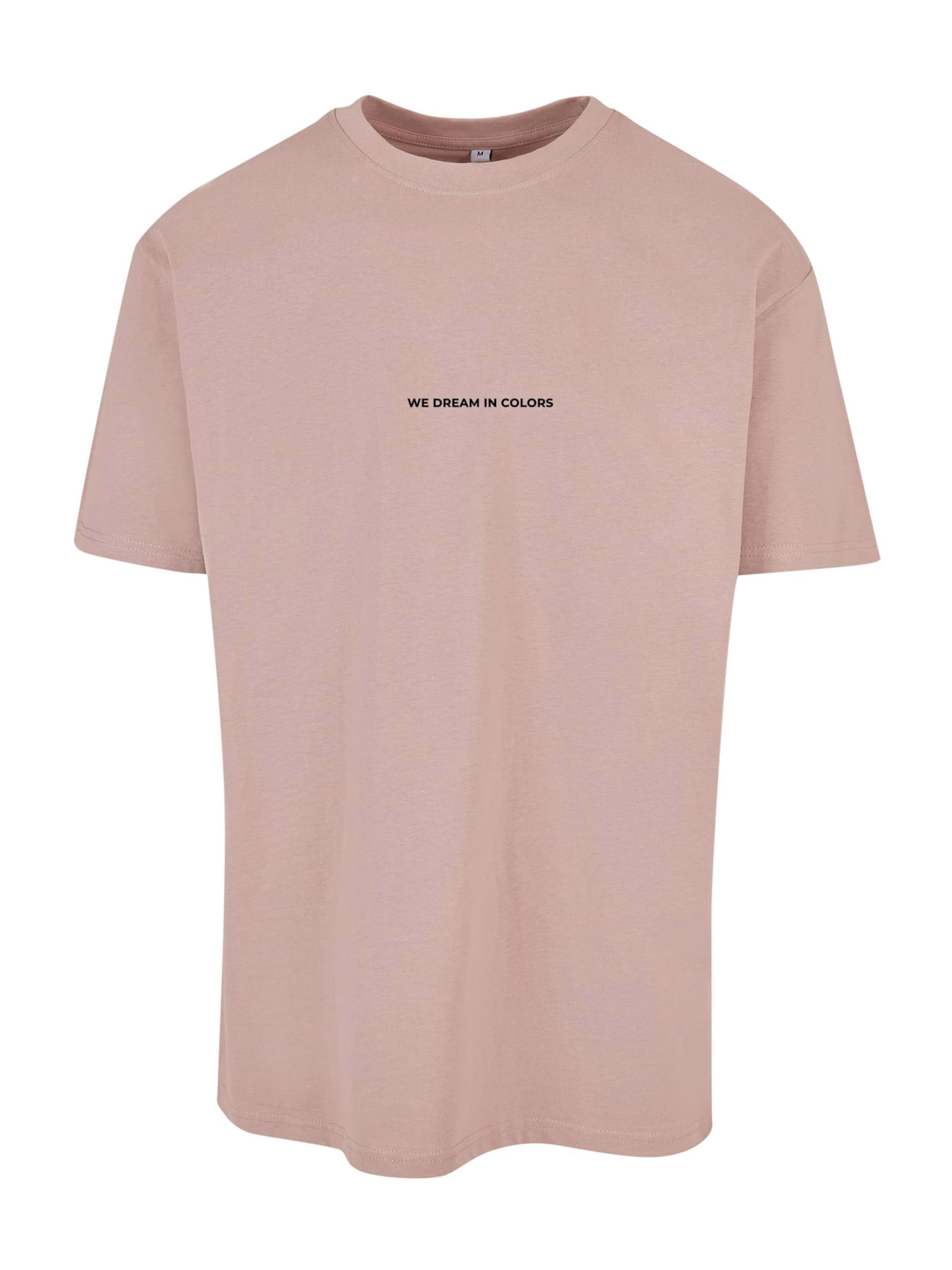 Mister Tee Tričko 'Surf & Turf' - Ružová: predná strana