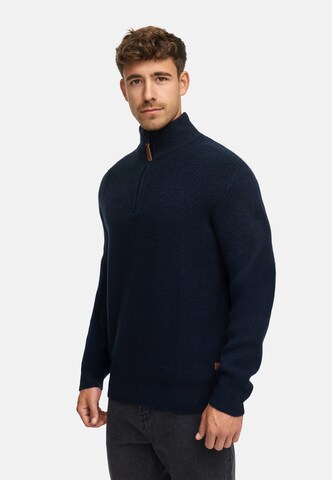 INDICODE JEANS Trui 'INPeace' in Blauw