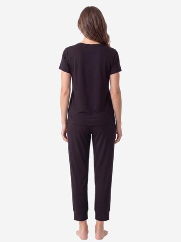 SCHIESSER Pajama 'Mix & Relax' in Black