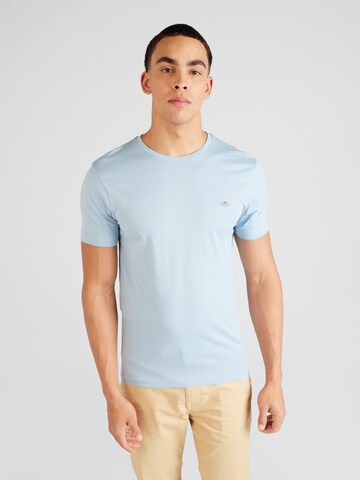 T-Shirt GANT en bleu : devant