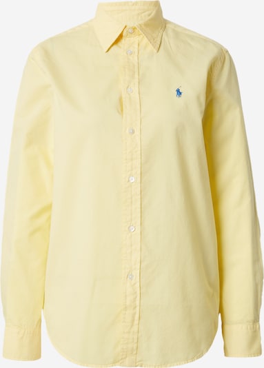 Camicia da donna Polo Ralph Lauren di colore blu cielo / giallo chiaro, Visualizzazione prodotti