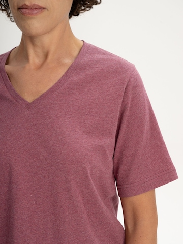 MELA - Camisa 'Ankita' em vermelho