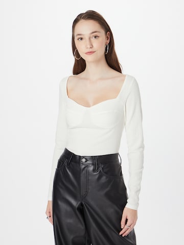 Monki Shirt in White: front