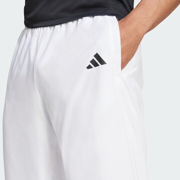 ADIDAS PERFORMANCE Tapered Workout Pants 'Walk-On' in White