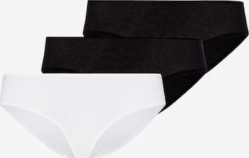 Hanro Slip 'Ultralight' in Schwarz: Vorderseite