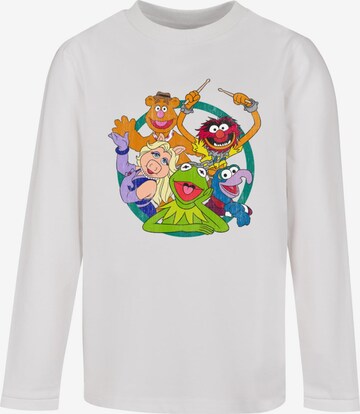 ABSOLUTE CULT Shirt 'Muppets - Group Circle' in White: front