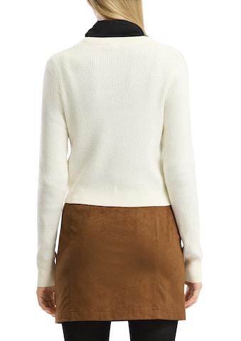 QS StrickJacke in Weiß