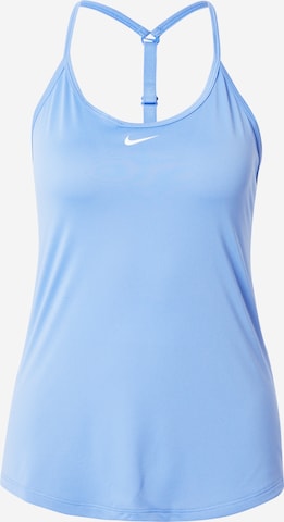 NIKE Sporttop 'One' in Blauw: voorkant