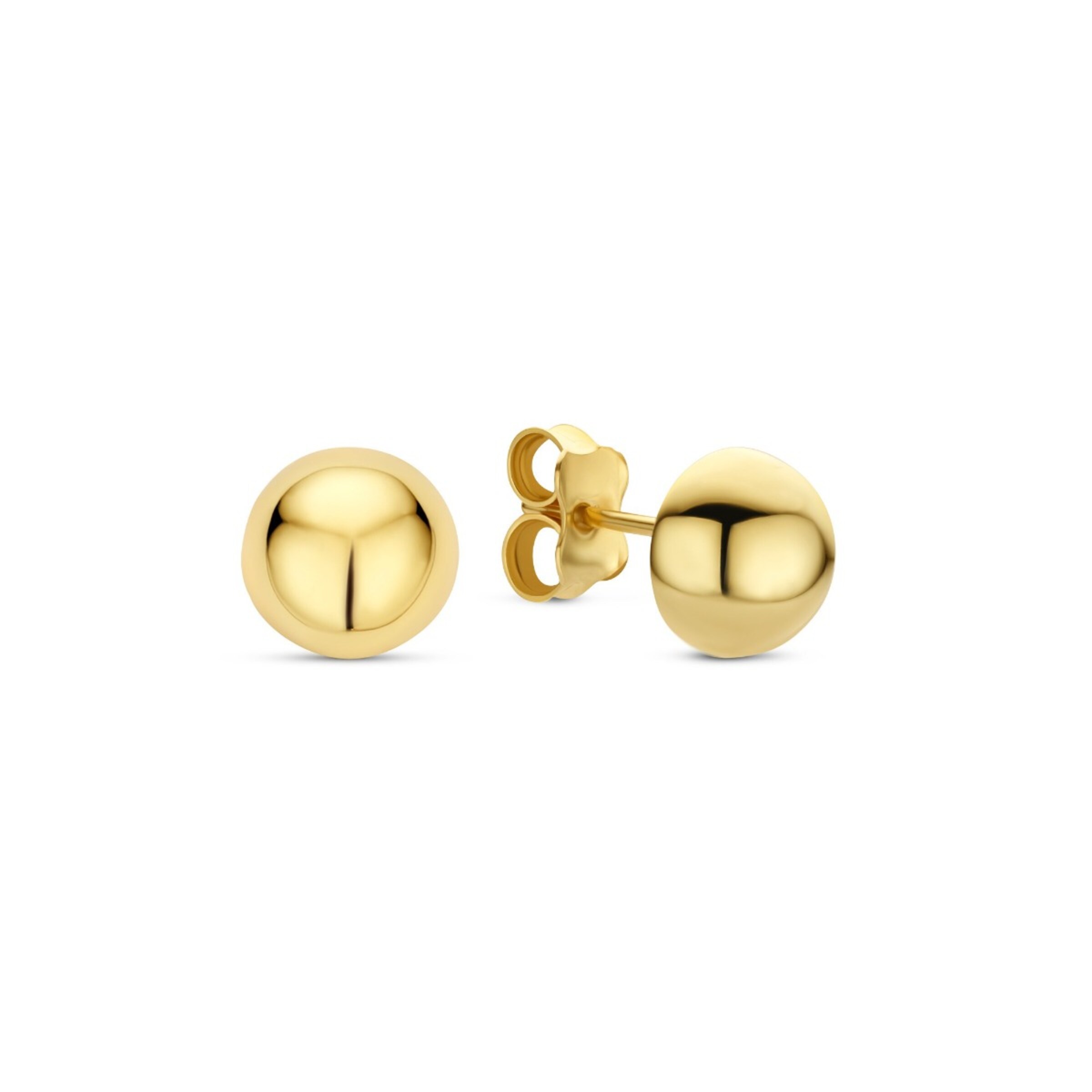 Beloro Jewels Earrings in Gold: front